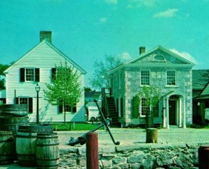 Mystic Seaport Mystic Connecticut CT 1969 Vtg Chrome Postcard 