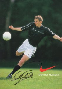 Dietmar Hamann Newcastle Football Club Hand Signed Photo Card