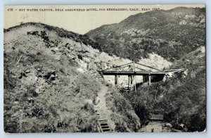 1908 San Bernardino California Vintage Postcard Hot Water Canyon Arrowhead Hotel