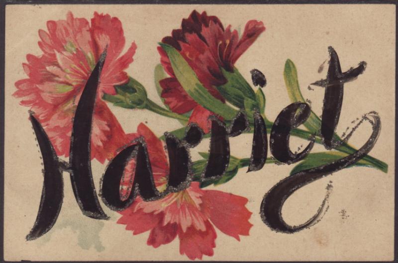 Harriet,Flowers Postcard