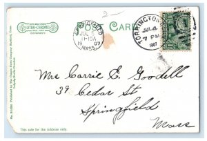 1907 Public Library, Torrington Connecticut CT The Chapin News Co. Postcard 