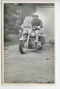 ADA OH Vintage Motorcycle 1968 RPPC Postcard