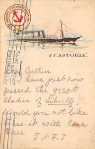 SS Astoria Allan Line Ship 1902 