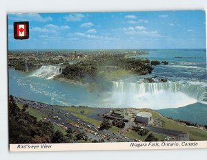 Postcard Bird's Eye View Niagara Falls Ontario Canada