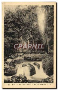 Old Postcard Cantal Vic on Cere Cere The No