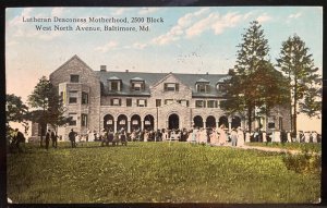 Vintage Postcard 1914 Lutheran Deaconess Motherhood, Baltimore, Maryland (MD)