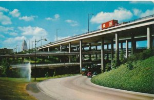 Network of Freeways near Civic Center Los Angeles CA California