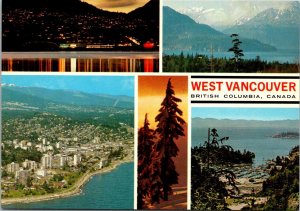 Canada British Columbia West Vancouver Multi View Aerial View