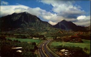 Honolulu HI Koolau Mountains Postcard