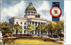 Tucks 2454 Alabama State Capitol Vintage Postcard J42
