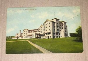 VINTAGE POSTCARD USED HOTEL MONTCLAIR MONTCLAIR NJ  PENNY POSTCARD HORSE & BUGGY