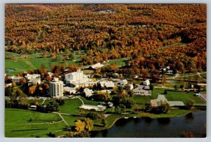 Fall Colors, Nevele Country Club, Ellenville Catskills NY, Aerial View Postcard