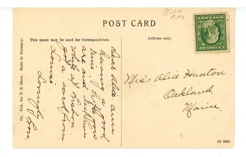 ME - Corinna. Pleasant Street ca 1908