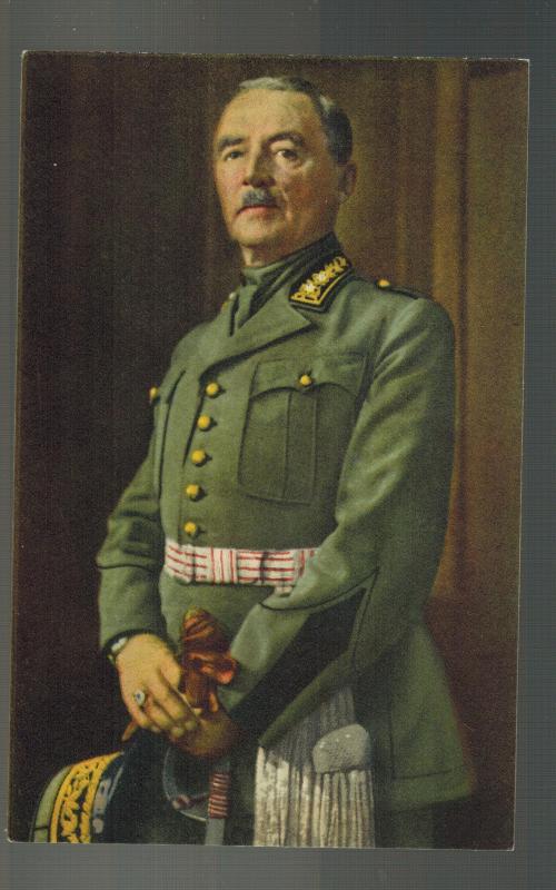 Mint RPPC Postcard Switzerland Swiss Army General Henri Guisan in Army Uniform