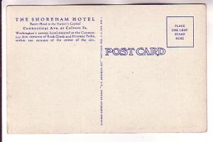 Shoreham Resort Hotel, Connecticut Ave, Washington DC