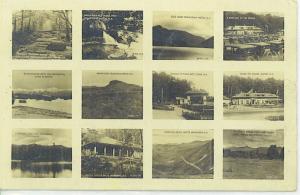 New Hampshire - Franconia Notch - Multi-View X 12 - 1935 
