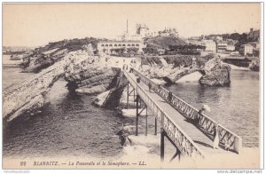 BIARRITZ, La Passerelle et le Semaphore, Pyrenees-Atlantique, France, 00-10s