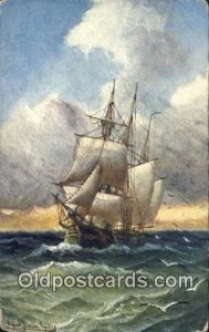 Sailboat Unused light crease, corner wear