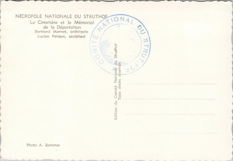 Deportation Memorial Natzweiler-Struthof Concentration Comite RPPC Postcard D57