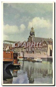 Old Postcard View of Rotterdam Delfshaven