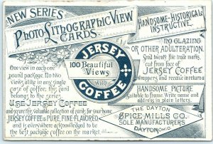 c1890s Jersey Coffee Potsdam Germany, Church of Peace Trade Card Photo-Lith C27