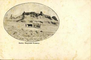 Ezra Meeker. Rocky Mountains, Tortoise Rock