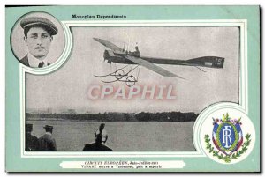 Old Postcard Jet Aviation monoplane Deperdussion Circuit Europeen June July 1...