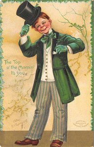 Artist Ellen Clapsaddle Saint Patrick's Day 1908 corner wear
