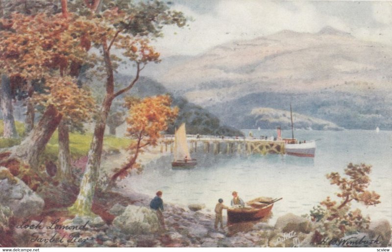 LOCH LOMOND, Tarbet Pier, 1900-10s; TUCK 7537