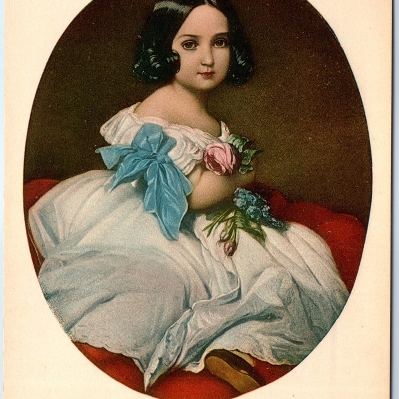 c1970s Belgium Princess Franz Xaver Winterhalter 4x6 PC Eliocromia Zacchetti M3