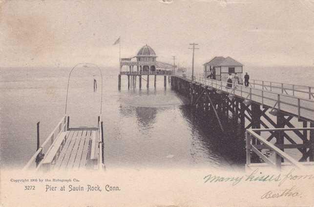 The Pier at Savin Rock CT, Connecticut - pm 1905 - UDB