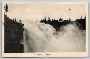 Tannforsen  Jamtland  Sweden  Postcard   1912