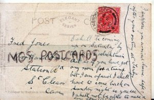 Genealogy Postcard - Jones - Portland House, St Clears, Carmarthen - Ref. R1176