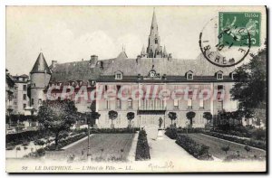 Old Postcard The Dauphine Grenoble Hotel De Ville