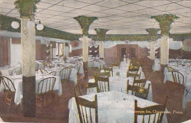 Pennsylvania Chautauqua Dining Room Chautauqua Inn 1913