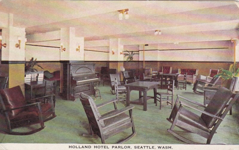 Washington Seattle Holland Hotel Parlor Interior