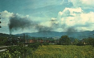 Virginia, Railroad Valleys, Mountains, Nature, Forest Thrills, Vintage Postcard