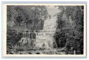 c1930's Krum's Falls Waterfall R. D. No. 1 Middleburg New York NY Postcard 