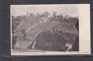 QUEENSLAND, GYMPIE, JONES HILL WATERWORKS PUMPING STATION, c1910 ppc., unused.