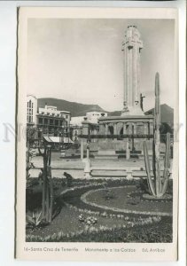 438038 Spain Tenerife Santa Cruz monument to fallen ones Vintage photo postcard