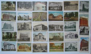 NEW JERSEY LOT of 162 ANTIQUE & VINTAGE POSTCARDS town views 