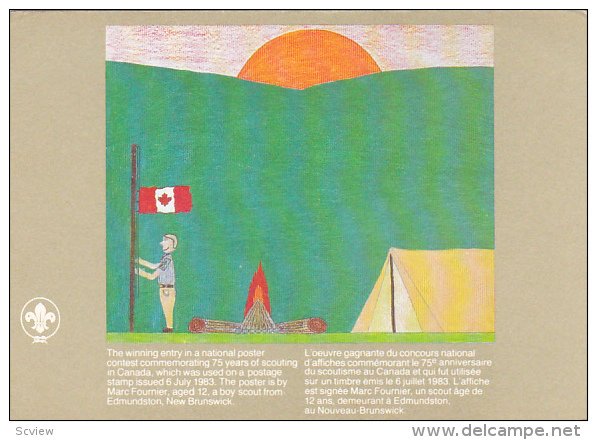 Boy Scounts Canada , Winning Entry in poster contest, 1983