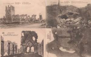 Ypres Cloth Halls Water Tower 4x Bomb WW1 Damage Postcard s