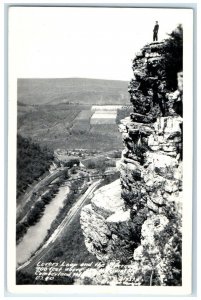 c1940's Lover's Leap And The Narrow Cumberland Maryland MD RPPC Photo Postcard