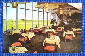 Vtg Broiler Room Glass House Restaurant Will Rogers Turnpike Oklahoma Postcard