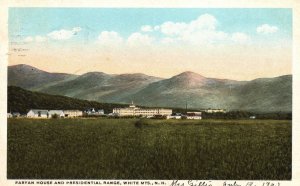 White Mountains New Hampshire, Fabyan House Presidential Range Vintage Postcard