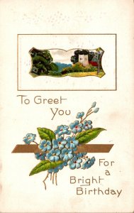 Happy Birthday With Flowers