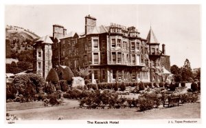 The Keswick Hotel in England RPPC Postcard Posted 1932