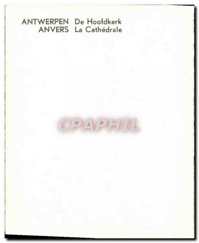 Modern Postcard The Cathedral Antwerp