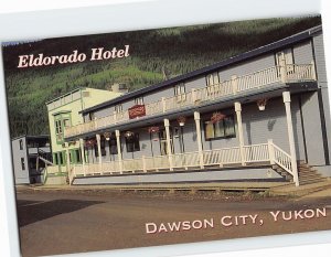Postcard Eldorado Hotel, Dawson City, Canada